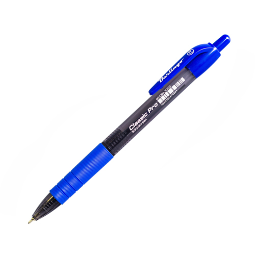 Ручка шариковая автоматическая синяя Berlingo Classic Pro 0,7мм/12   CBm_70922