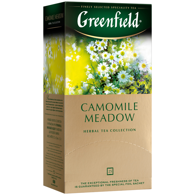 Чай 25пак Greenfield Camomile Meadow травяной