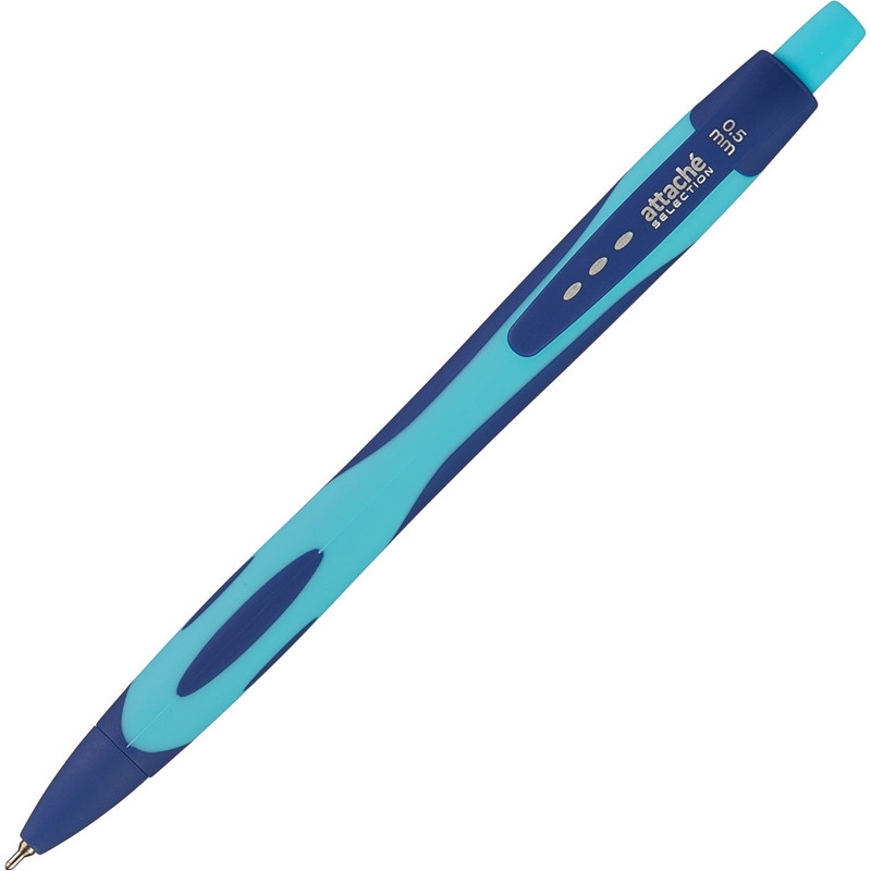 Ручка шариковая автоматическая синяя Attache Selection Sporty корп 0,5мм