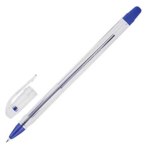 Ручка шариковая синяя Crown Oil Jell 0,7 мм OJ-500B