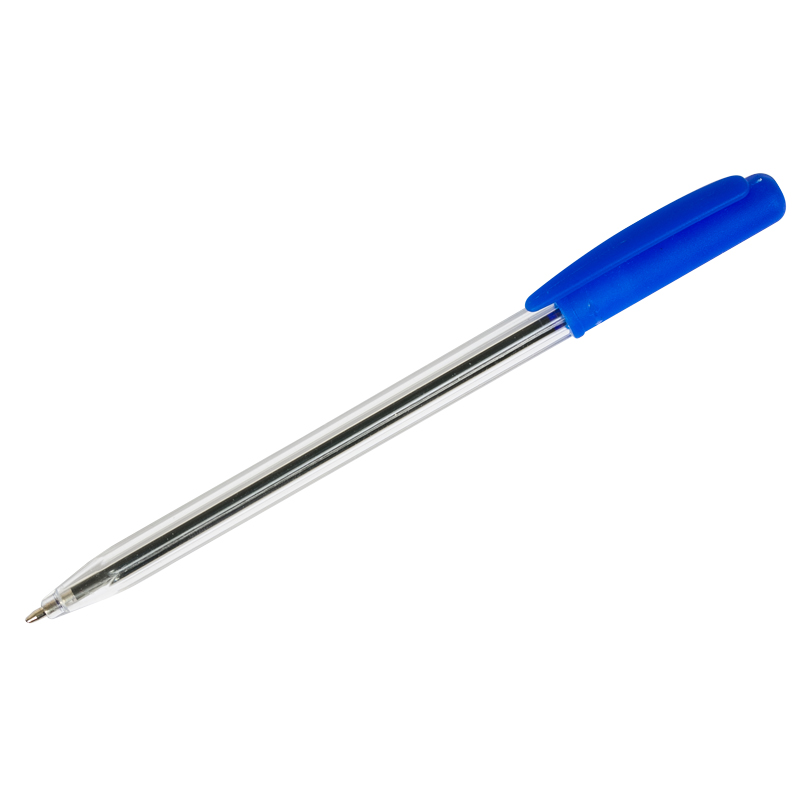 Ручка шариковая автоматическая синяя OfficeSpace Twist 0,7мм поворотный механизм