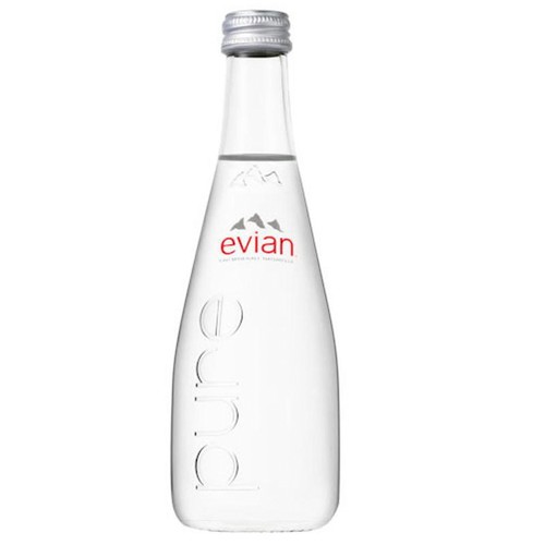 Вода минеральная 0.33л Evian негазирован.20шт/уп