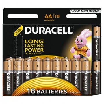 Батарейка LR06 АА (пальчиковая) Duracell Basic /18