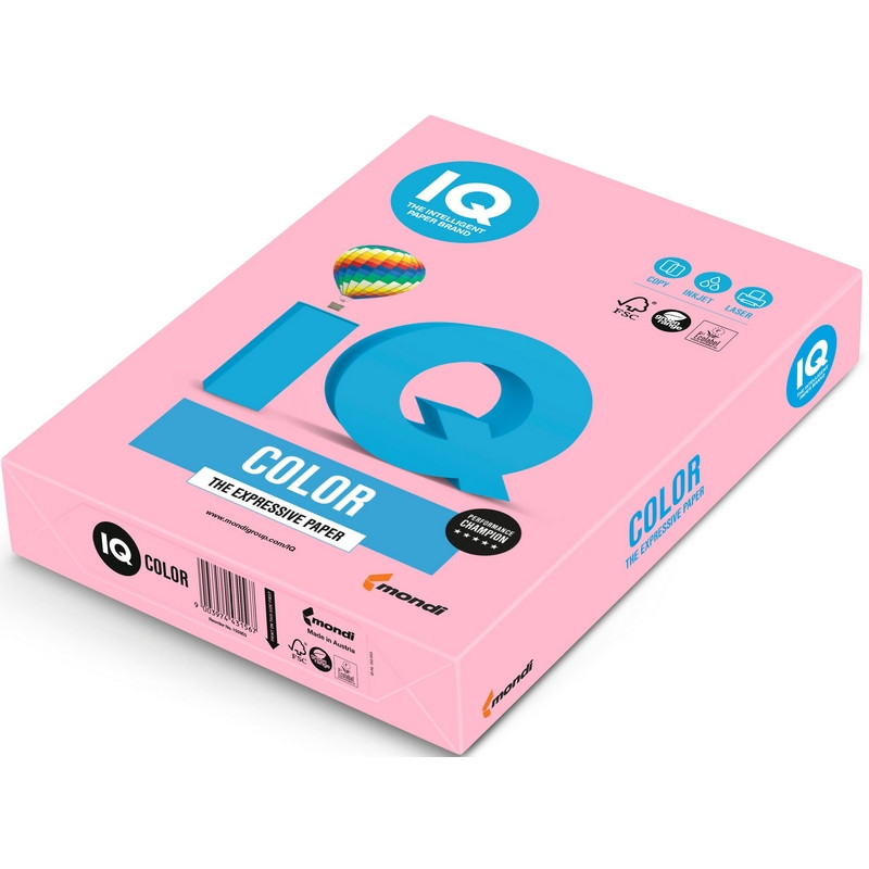 Бумага для принтера А4 IQ Color 80г 500л розовый фламинго  OPI74 
