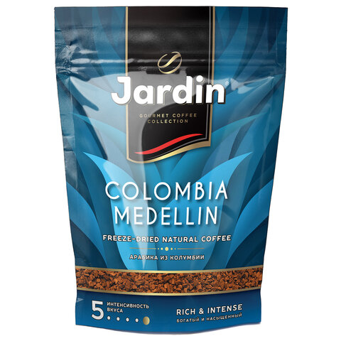 Кофе растворимый 150гр Jardin Colombia Medellin пакет/14