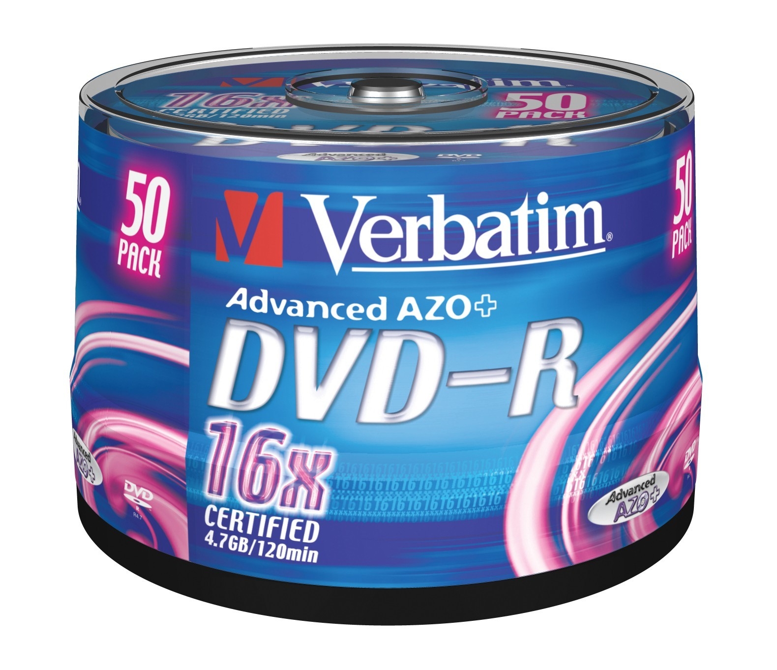 Диск DVD-R Verbatim 43548 4.7Gb 16x Cake box 50шт