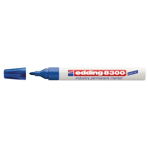 Маркер для агрессивной среды 1,5-3мм Edding E-8300/3 синий