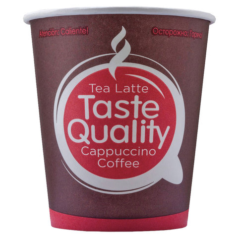 Стакан 180мл бумажный Taste Quality 1-сл 80шт