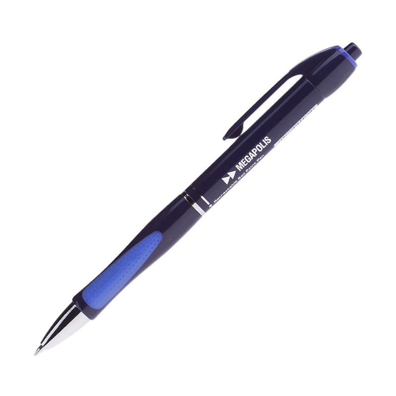 Ручка шариковая автоматическая синяя Erich Krause Megapolis Concept 0,7мм/12        31