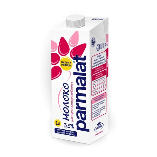 Молоко Parmalat 3,5% картон.уп.