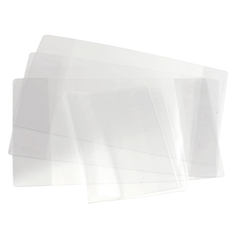 Обложка для тетради и дневника ПВХ 110мкм 212х350мм прозрачная