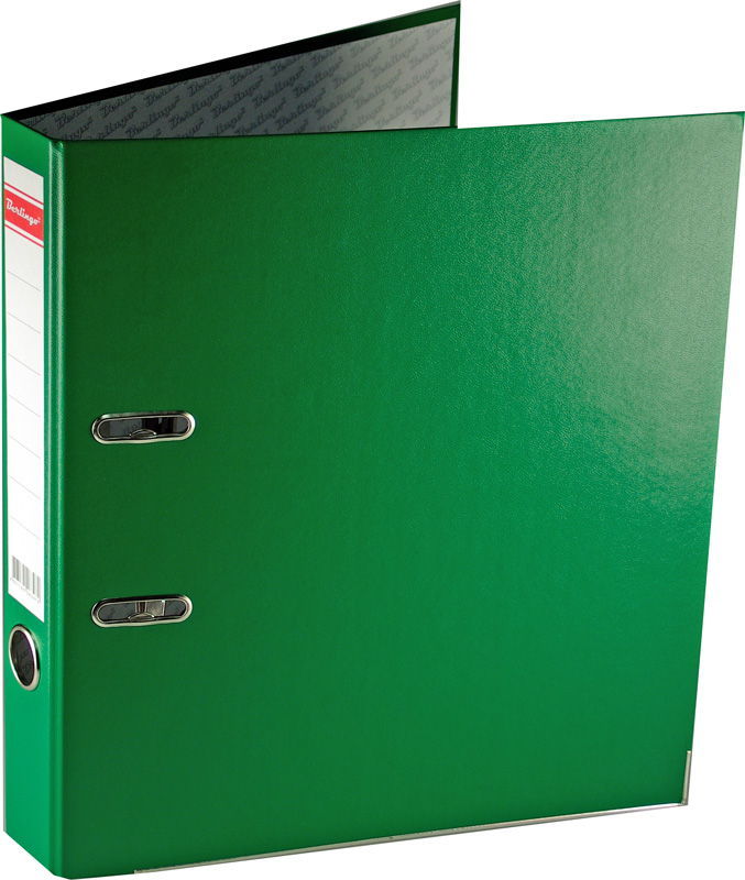 Папка с арочным механизмом (регистратор) 70мм Berlingo зеленый б/в+карман/4   AM4516