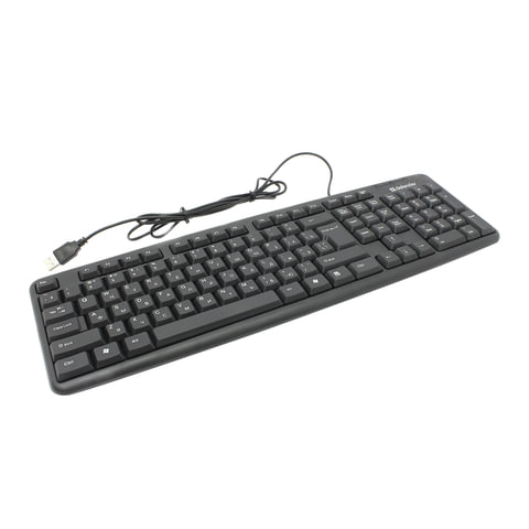 Клавиатура Defendef Element HB-520 USB проводная черная