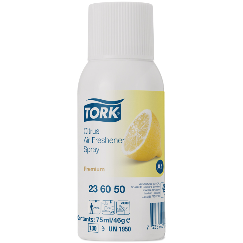 Сменный баллон Tork Premium Цитрусовый для освежителя воздуха (А1) 75мл