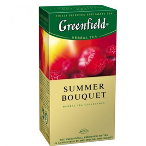 Чай 25пак Greenfield Summer Bouguet травяной малина шиповн/10