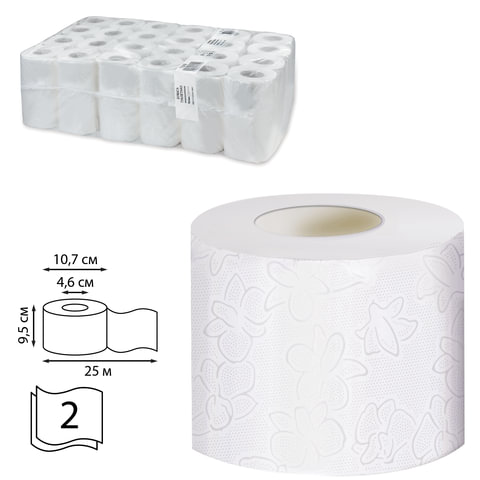 Туалетная бумага втулка 25м Veiro Professional Premium T4 2-сл 48шт/уп 
