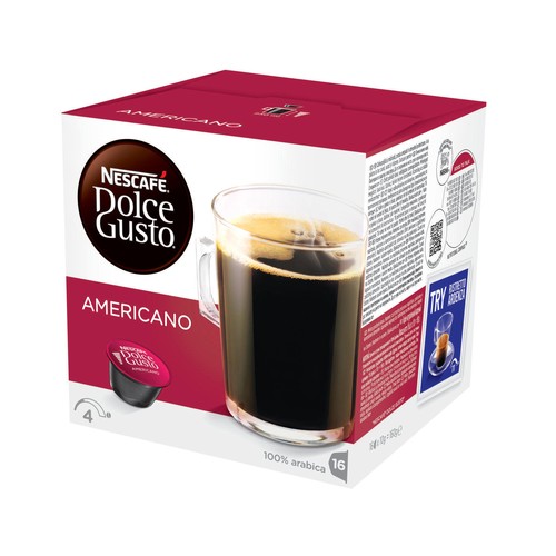 Капсулы для кофемашины Nescafe Dolce Gusto американо 16 кап