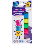 Набор для лепки Genio Kids Тесто-пластилин 6 цветов картон европодвес