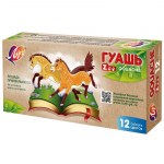 Гуашь ZOO Луч 12 цв., 15 мл, 20С 1356-08