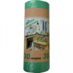 Пакет 30л для мусора (мешок) 30шт 10мкм ПНД зеленые/60
