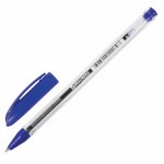 Ручка шариковая синяя Brauberg Rite-Oil масляная корпус прозрачный узел 0,7мм