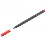 Ручка капиллярная (линер) 0,4мм красная трехгранная Faber-Castell Grip Finepen