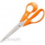 Ножницы 203мм Attache Orange с пластиковыми анатомическими ручками оранжевого цвета