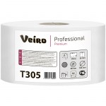 Туалетная бумага для диспенсера 170м Veiro Professional Premium Т2 2-сл тиснение белая