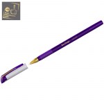 Ручка шариковая фиолетовая Berlingo xGold 0,7мм игольчатый стержень грип