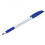 Ручка шариковая синяя Berlingo Triangle Snow Pro трехгран грип 0,7мм 