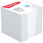 Блок бумаги 9х9х9 пласт бокс прозрачный белый блок 100% Berlingo Premium 