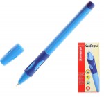 Ручка шариковая синяя Stabilo LeftRight для правшей 0,5мм голубой корпус
