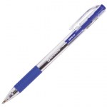 Ручка шариковая автоматическая синяя Brauberg Click масляная грип узел 1мм