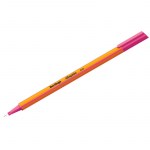 Ручка капиллярная (линер) 0,4мм Brauberg Aero розовая трехгранная металлический наконечник