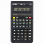 Калькулятор 10 разр Staff STF-165 143х78мм малый 128 функций черный 