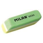 Ластик прямоугольный Milan6030 56х15х12мм скошенный цвет ассорти пластик (ПВХ)