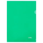 Уголок 180мкм СТАММ А4 пластик прозрачная зеленая