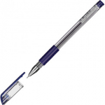 Ручка гелевая синяя Attache Gelios-030 0,5мм игольчатый стержень /12