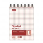 Блокнот А5 80л без/лин,Clear Pad,блок белый 60г/м