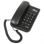 Аппарат телефонный Ritmix RT-320 black световая индикация блокировка набора ключом черный 1511834