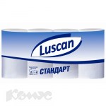 Туалетная бумага 08шт Luscan Standart 21,8м 2-сл белая втулка 