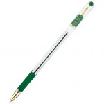 Ручка шариковая зелёная MunHwa MC Gold 0,5мм грип