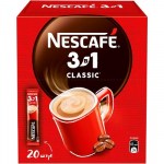 Кофе Nescafe 3 в 1 классический растворимый  шоу-бокс 20штx14,5г