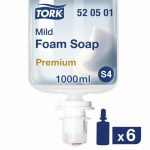 Картридж с жидким мылом-пеной одноразовый TORK (Система S4), мягкое, 1 л