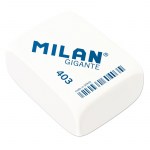 Ластик прямоугольный Milan Gigante 68х51х28мм термопластич.каучук белый/75