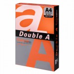 Бумага цветная  А4, 80г/м² 500л.оранжевый интенсив DOUBLE A