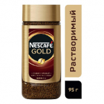 Кофе растворимый 95г Nescafe Gold субл стекло/12