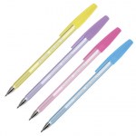 Ручка шариковая синяя Brauberg M-500 Pastel корпус ассорти узел 0,7мм линия письма 0,35мм