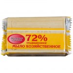 Мыло хозяйственное 72% Меридиан "Традиционное", 150г, флоу-пак