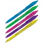 Ручка шариковая автоматическая синяя Berlingo Triangle 110 RT Color 0,7мм трехгр игол.стержень